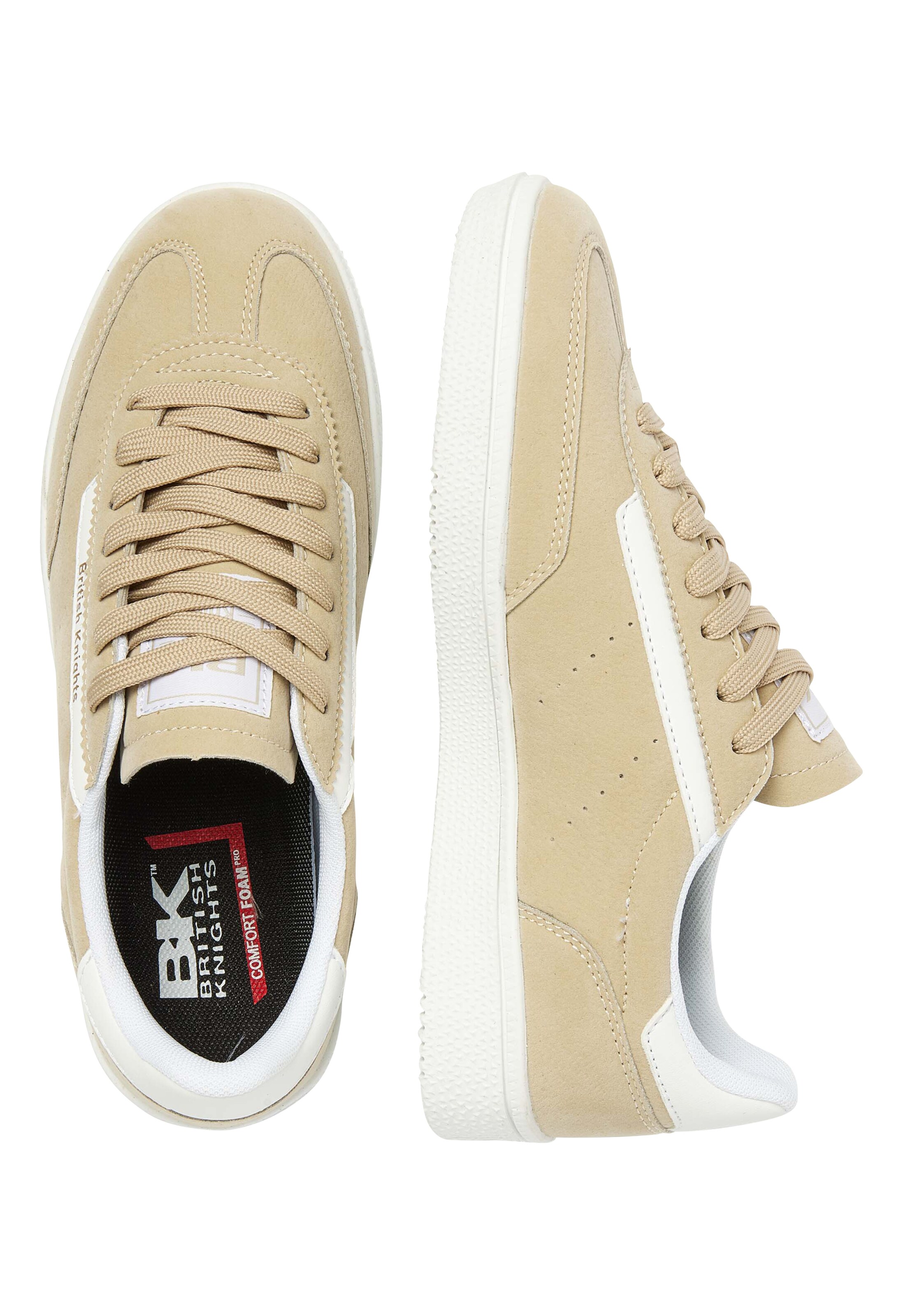BRITISH KNIGHTS Matalavartiset tennarit 'Revival' värissä beige