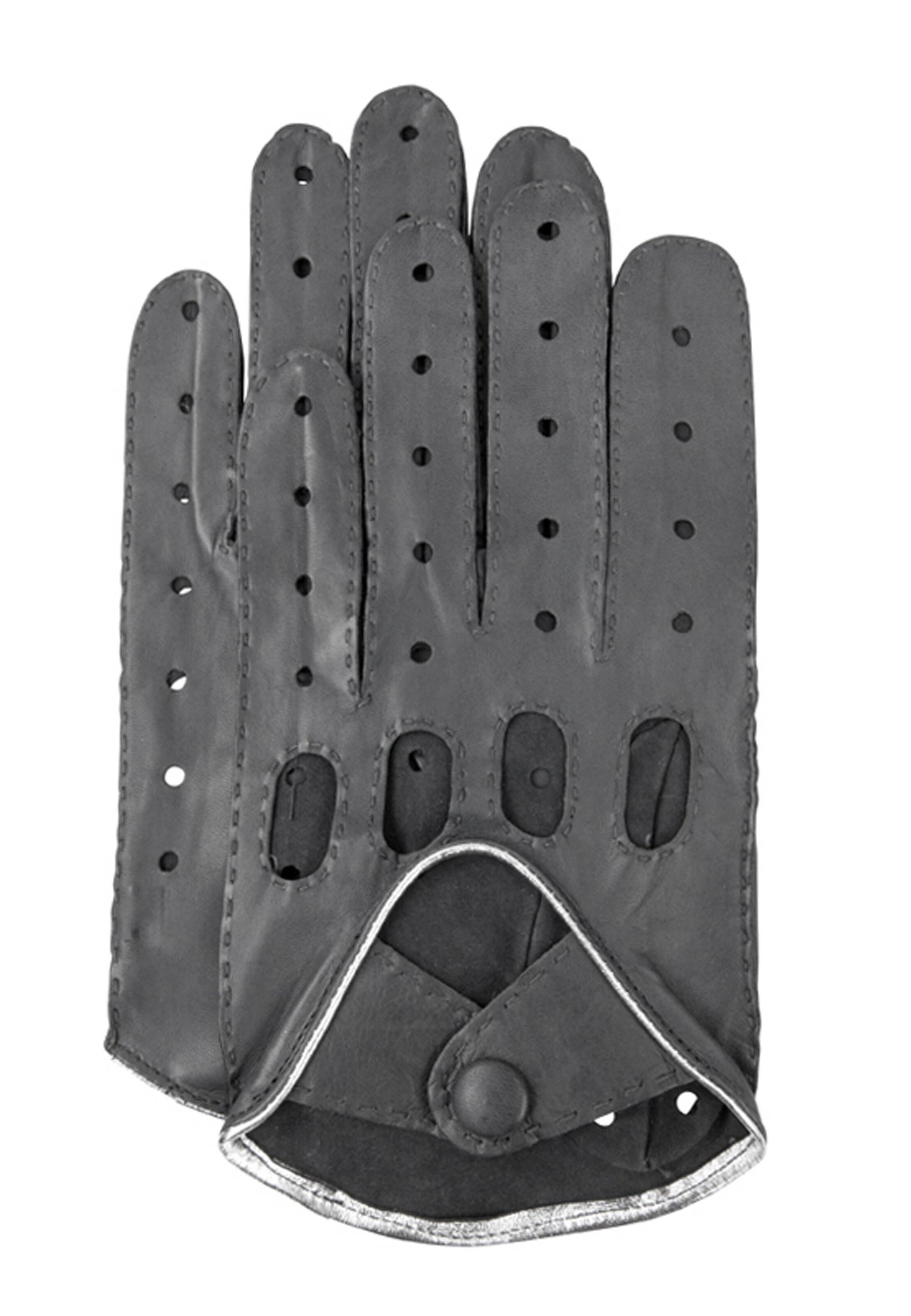 Gretchen Fingerhandschuhe in grau, Produktansicht