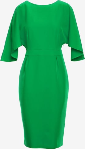 made of emotion - Vestido en verde: frente