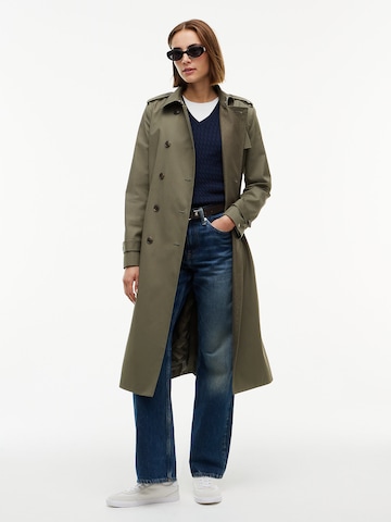 Manteau mi-saison TOMMY HILFIGER en vert : devant