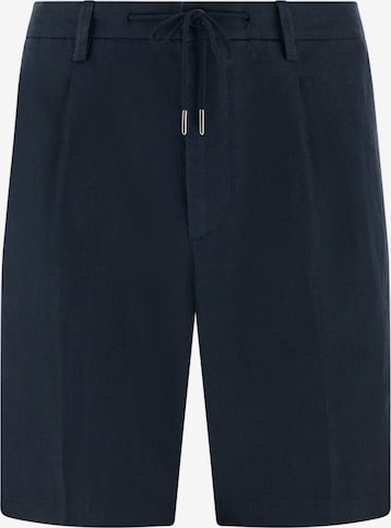 Pantalon à pince Boggi Milano en bleu : devant