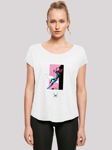 F4NT4STIC Shirt 'Marvel' in Wit: voorkant