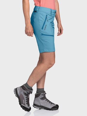 Schöffel Regular Outdoor trousers 'Toblach2' in Blue