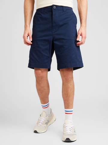 ESPRIT - regular Pantalón cargo en azul: frente