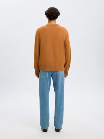 SELECTED - Jersey en marrón