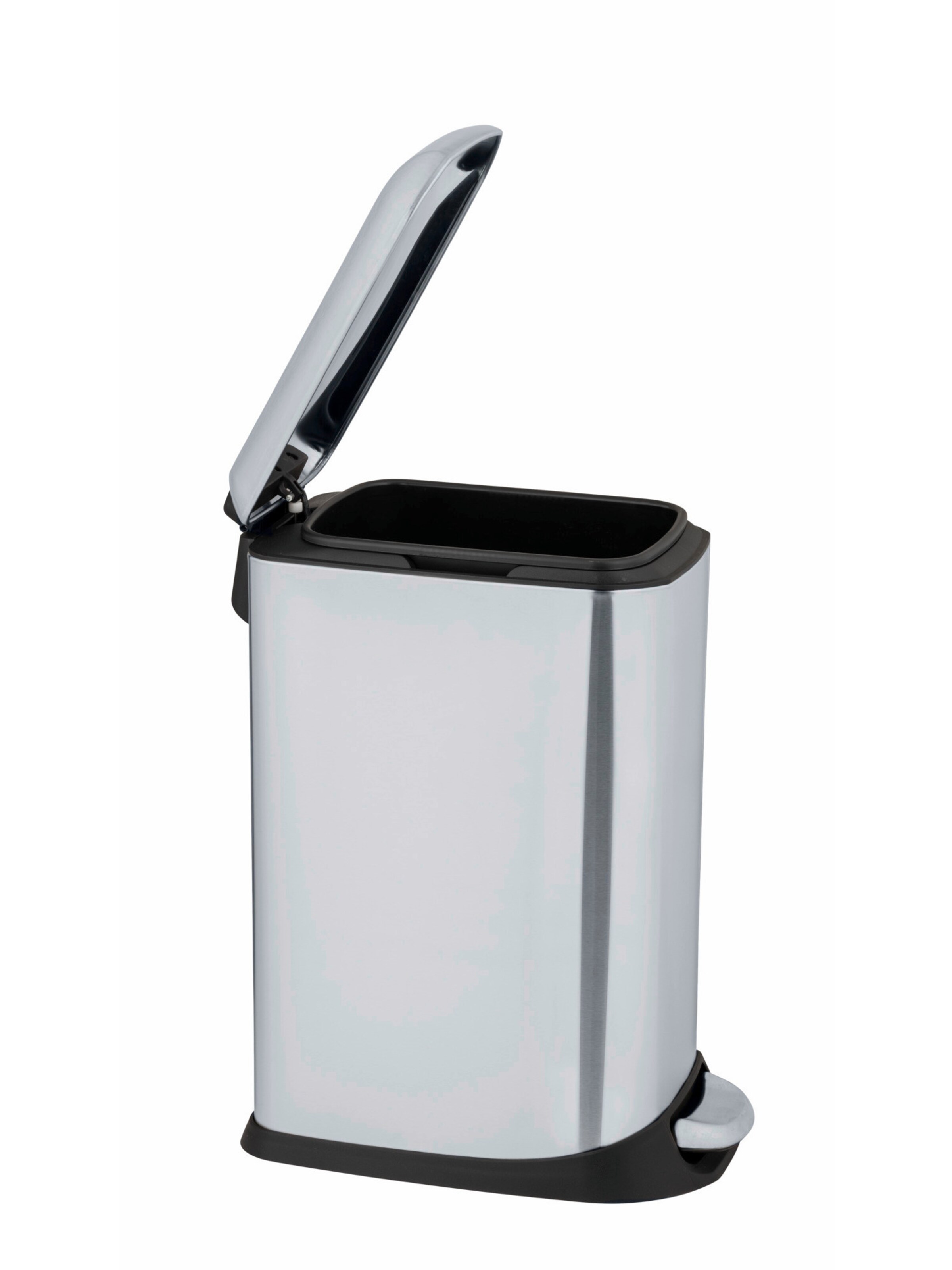 Wenko Treteimer in Silber