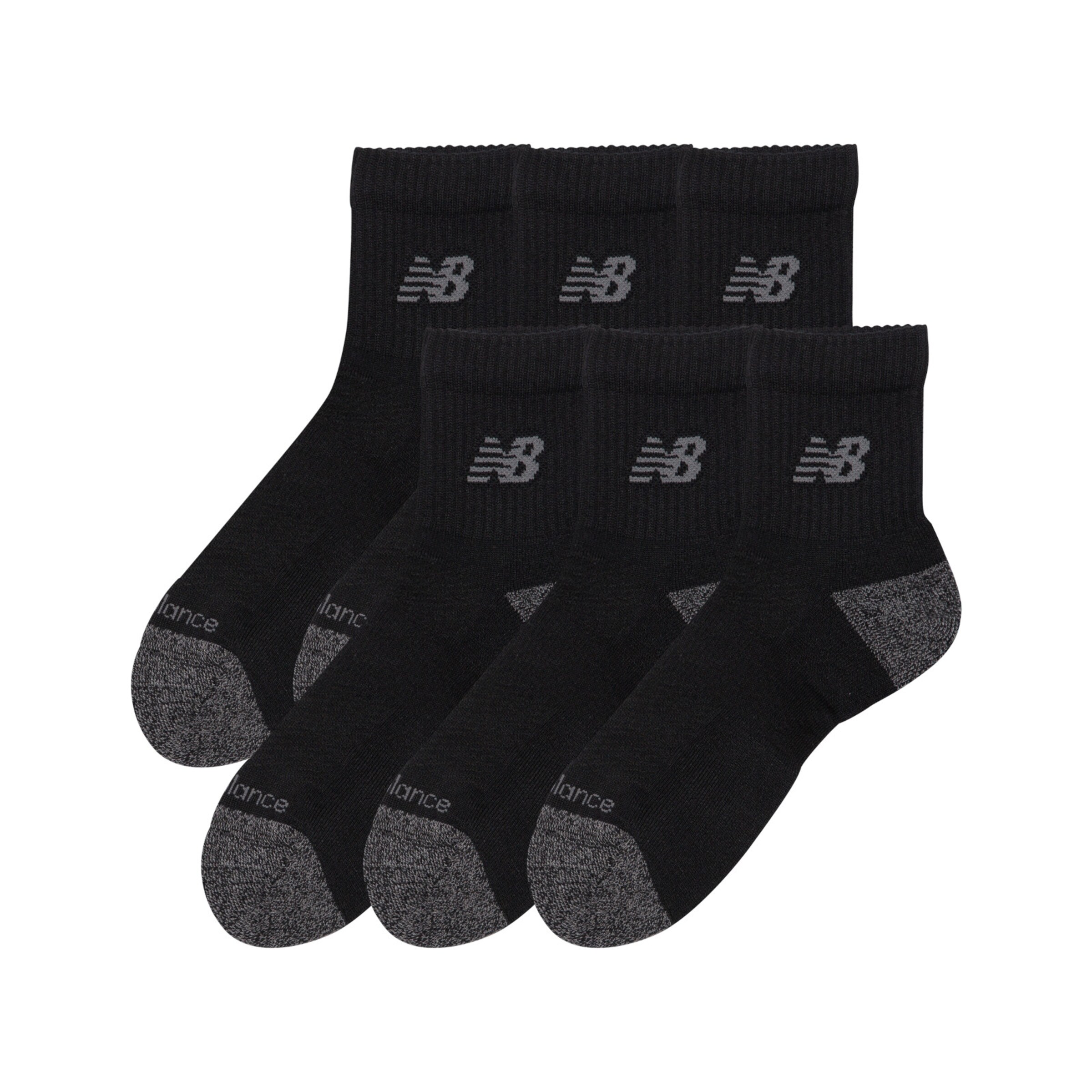 new balance Athletic Socks in Black: front