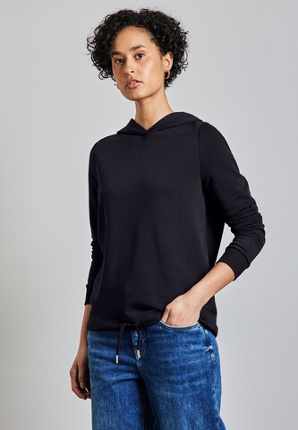 STREET ONE Sweatshirt in Blue: front