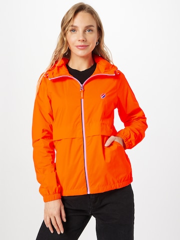 Superdry Between-Season Jacket in Orange: front