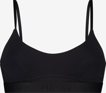 hunkemöller x NA-KD Bustier Nedrček 'Lenia' | črna barva: sprednja stran