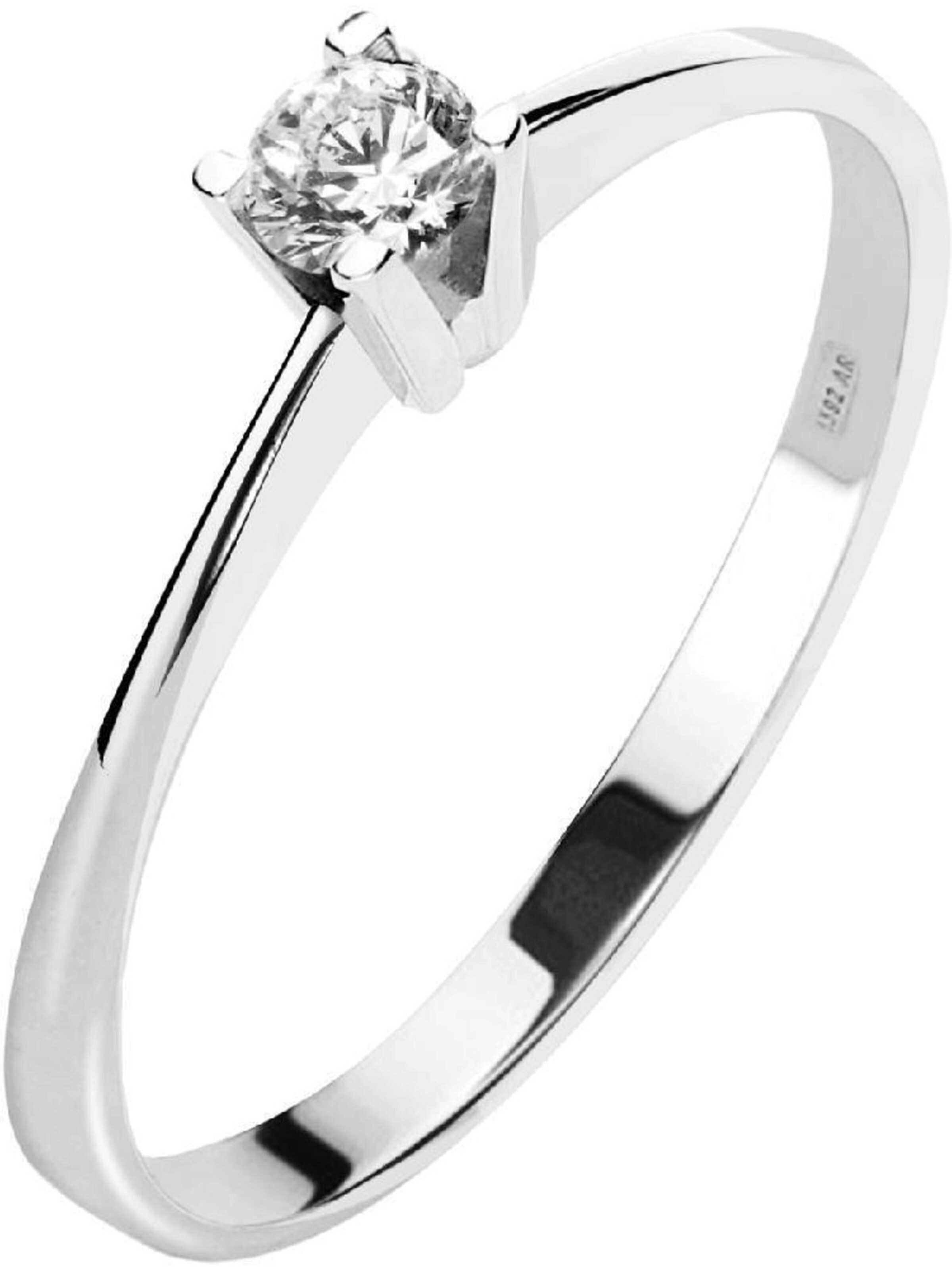 CHRIST Ring in Silber: Vorderseite