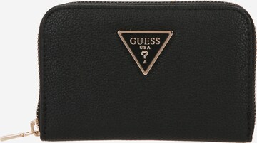 GUESS Wallet 'Meridian' in Black: front