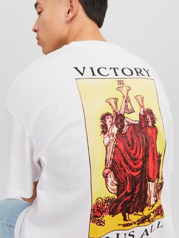 T-Shirt 'DESTINY' JACK & JONES en blanc