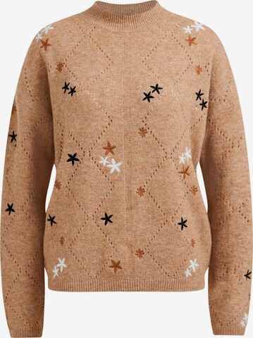 WE Fashion Pullover in Beige: front