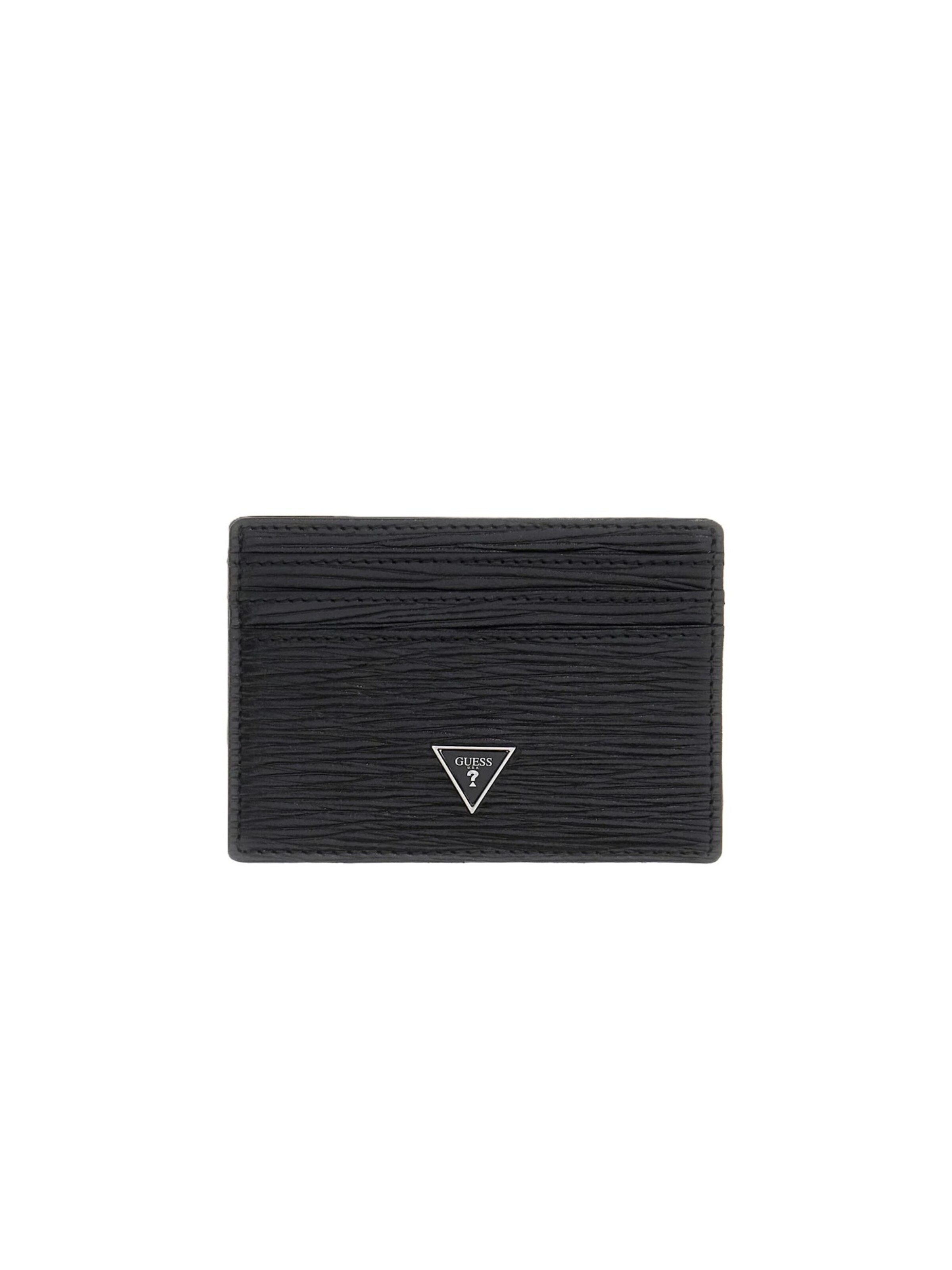 GUESS Wallet 'SMMIPRLEA25' in Black: front