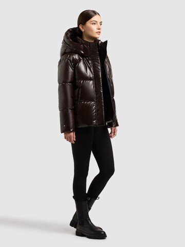 Veste d’hiver 'Devina2 Shiny' khujo en marron