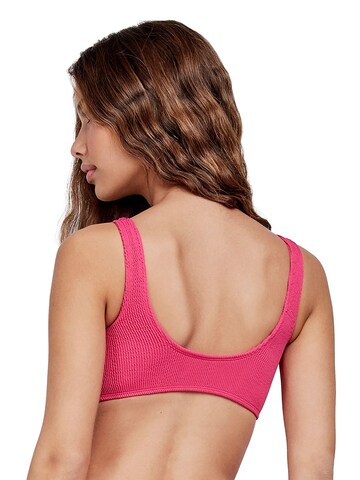 Gisela - Bustier Top de bikini en rosa
