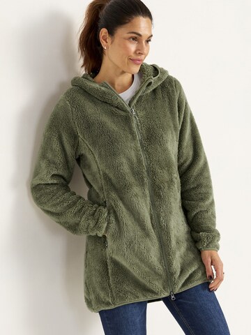 Cellbes of Sweden Fleece jas in Groen: voorkant