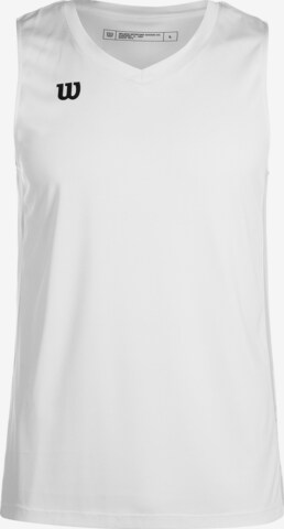 Maillot WILSON en blanc : devant