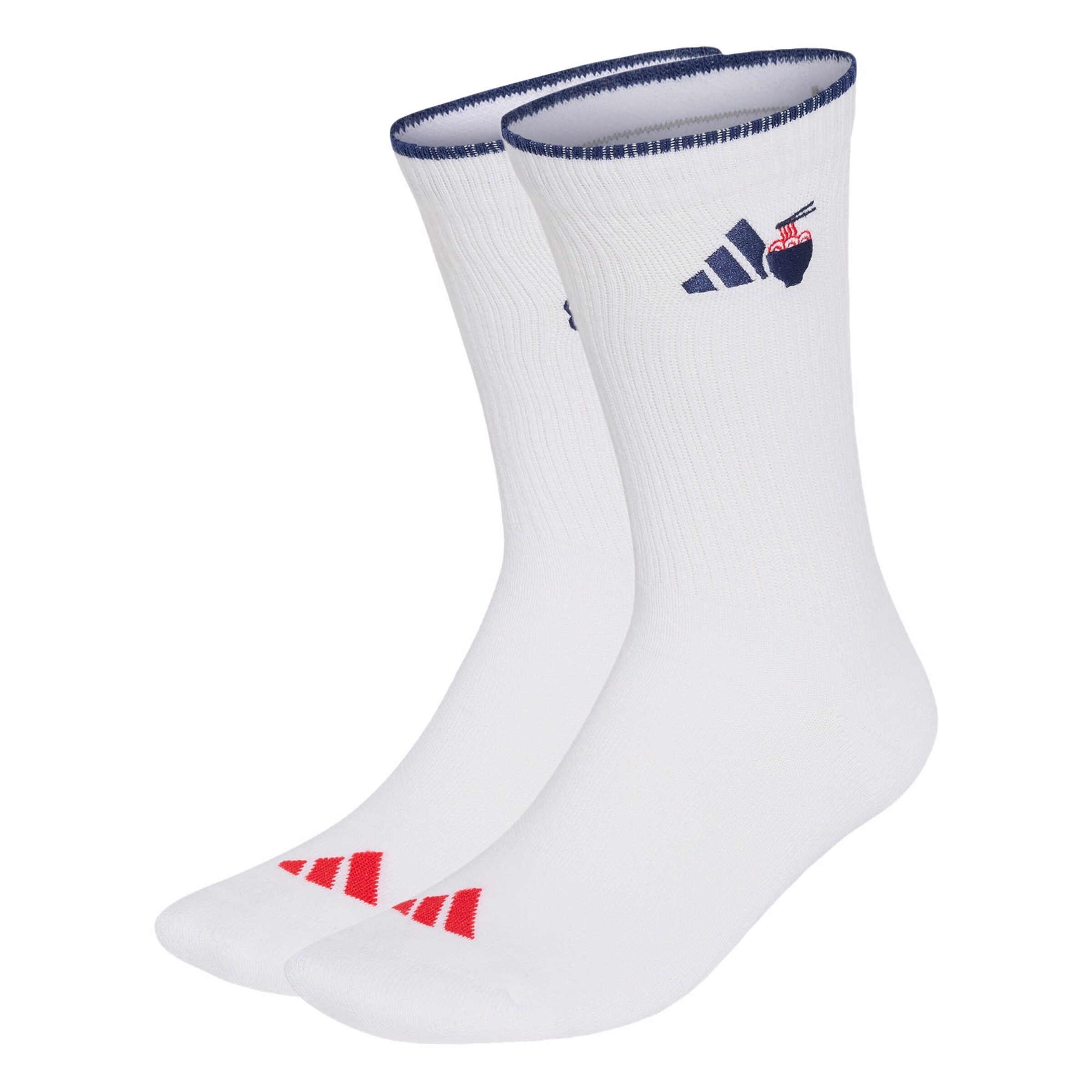 ADIDAS PERFORMANCE Sportsocken 'Food' in dunkelblau / rot / weiß, Produktansicht