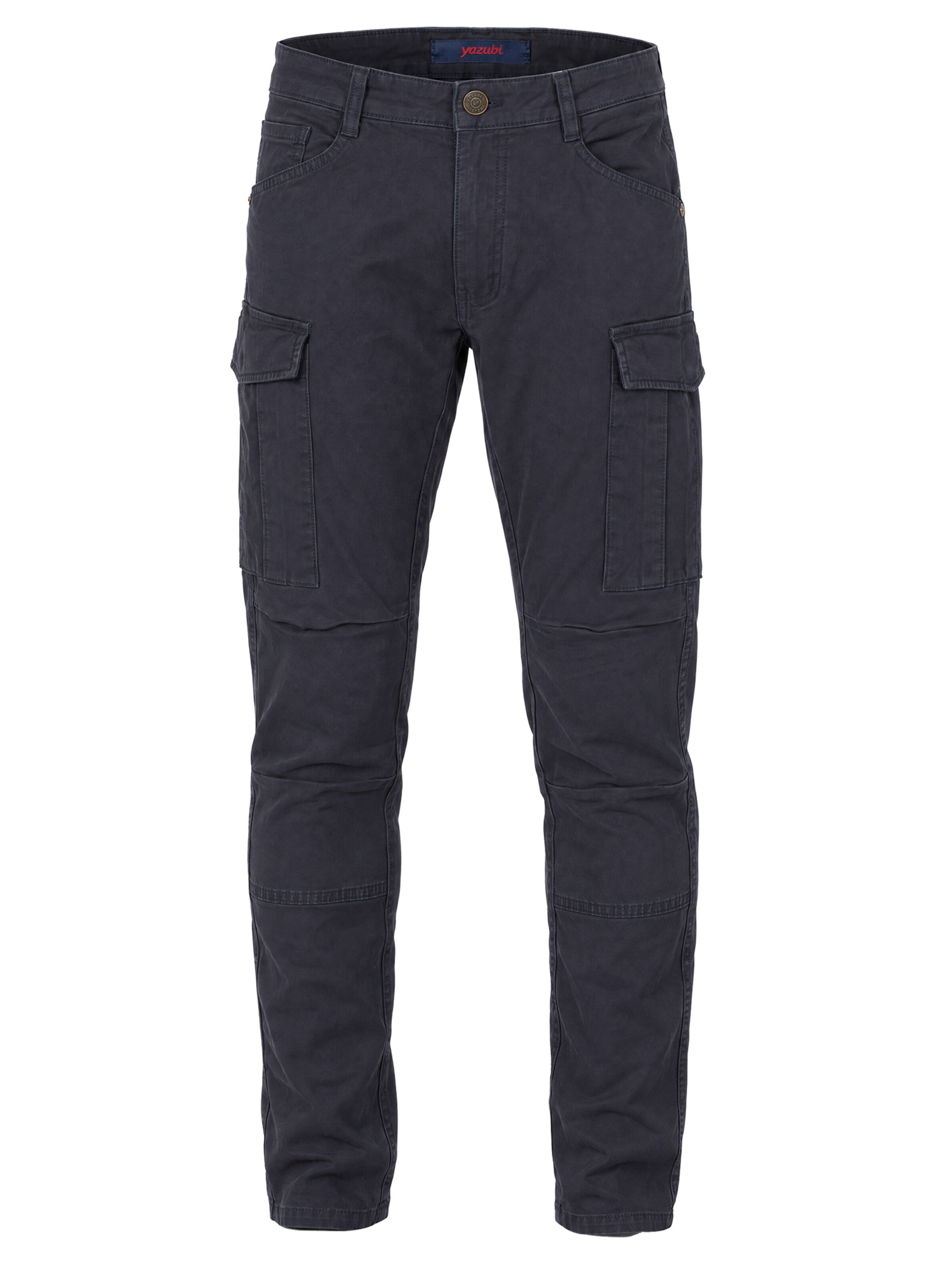 yazubi Regular Cargo Pants 'Jayden' in Blue