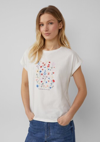 T-shirt s.Oliver en beige : devant