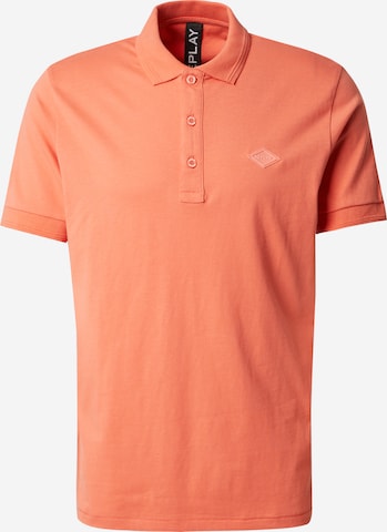 REPLAY Koszulka w kolorze pomarańczowy: przód