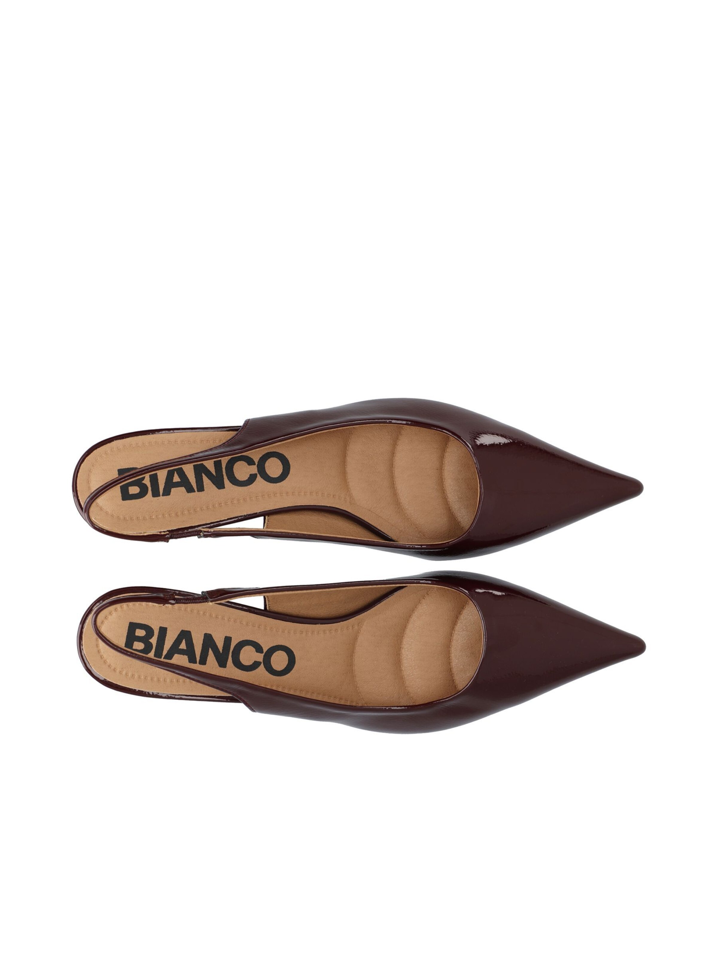 Bianco Лодочки с открытой пяткой 'Kristin' в Красный