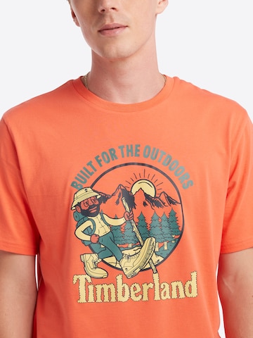TIMBERLAND Tričko 'Hike Out' - oranžová
