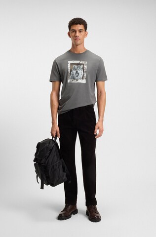 BOSS Shirt 'Te_lupo' in Grey
