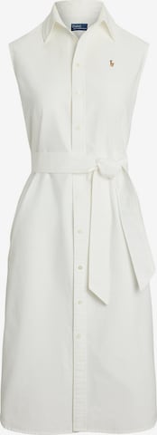 Polo Ralph Lauren Shirt dress in White: front