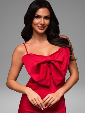 Ombre Evening dress in Red