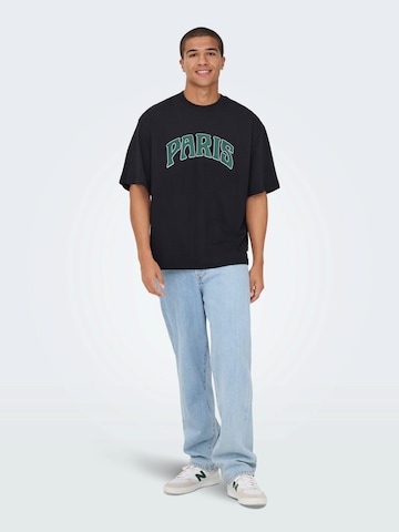 Only & Sons - Camiseta 'ONSMALIK' en negro