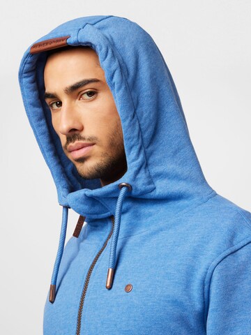 Alife and Kickin - Sudadera con cremallera 'TrasherAK' en azul