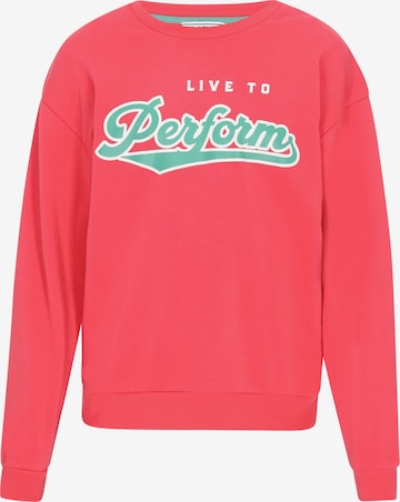 Mo ATHLSR Μπλούζα φούτερ 'Back To School' σε κόκκινο: μπροστά