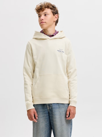 Jack & Jones Junior Sweatshirt 'JORNORREBRO' in Weiß