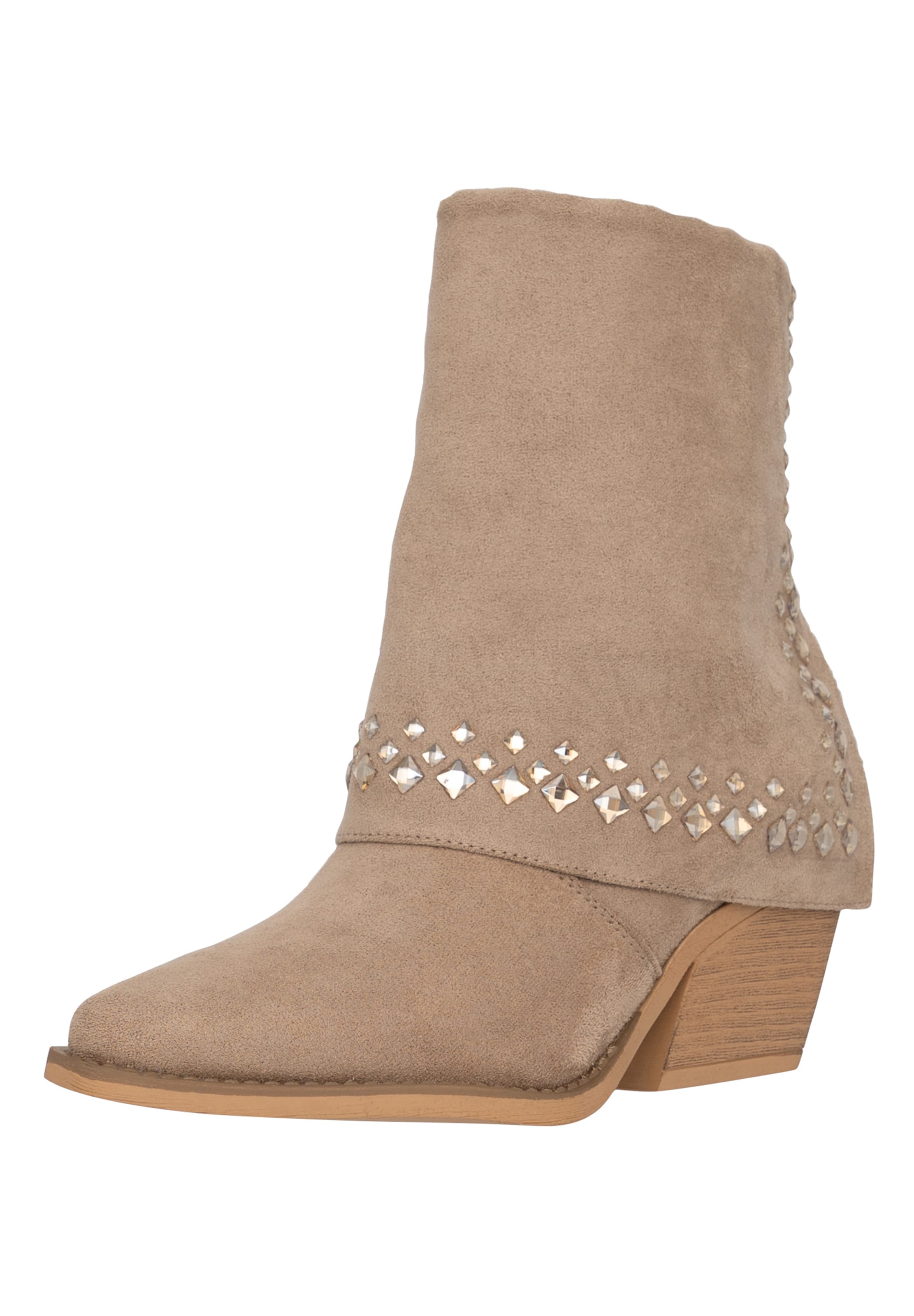 Bottines Salinyang en beige : devant