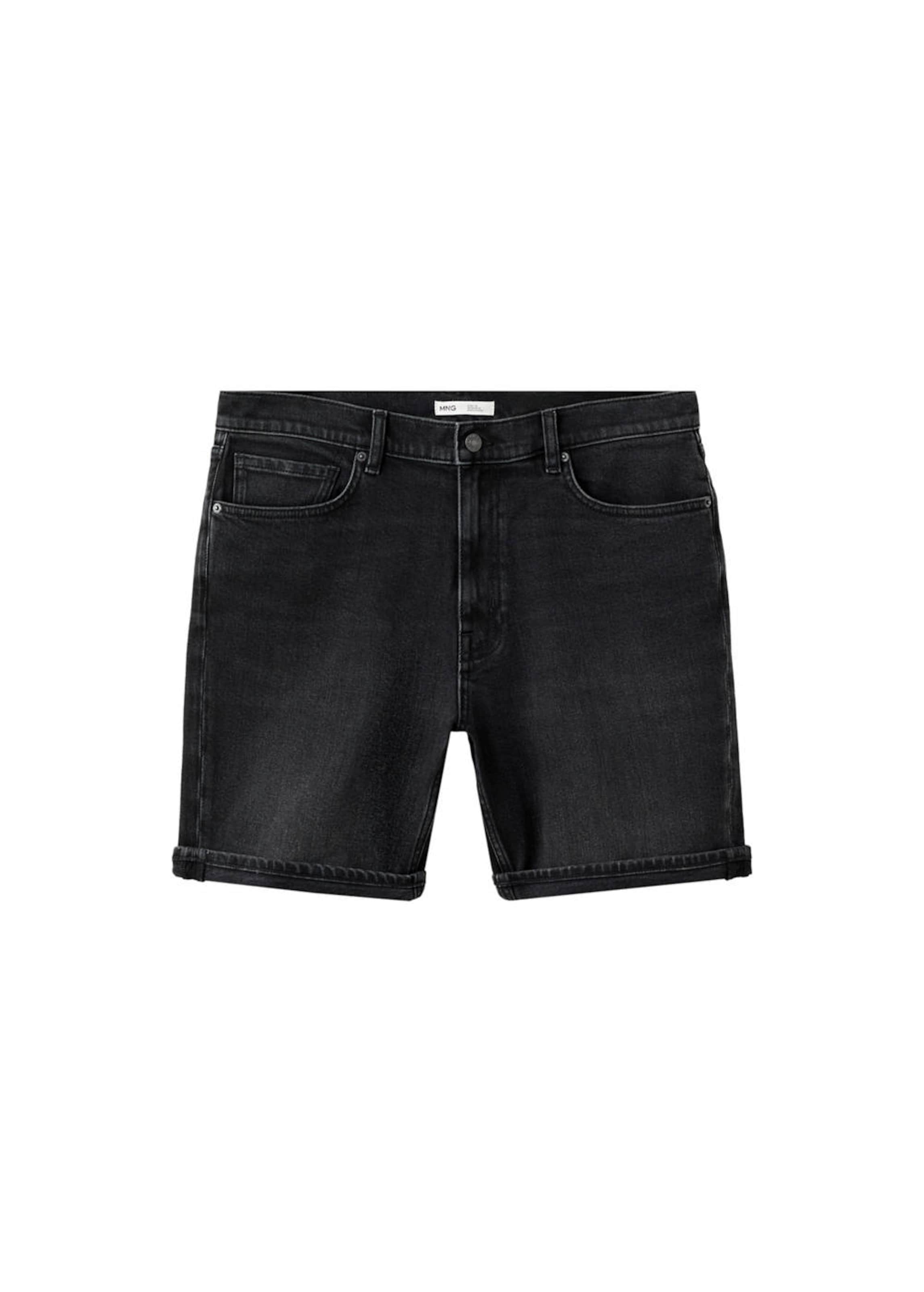 MANGO MAN Regular Jeans 'Rock' in Black: front