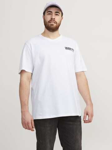 Jack & Jones Plus Bluser & t-shirts i hvid: forside