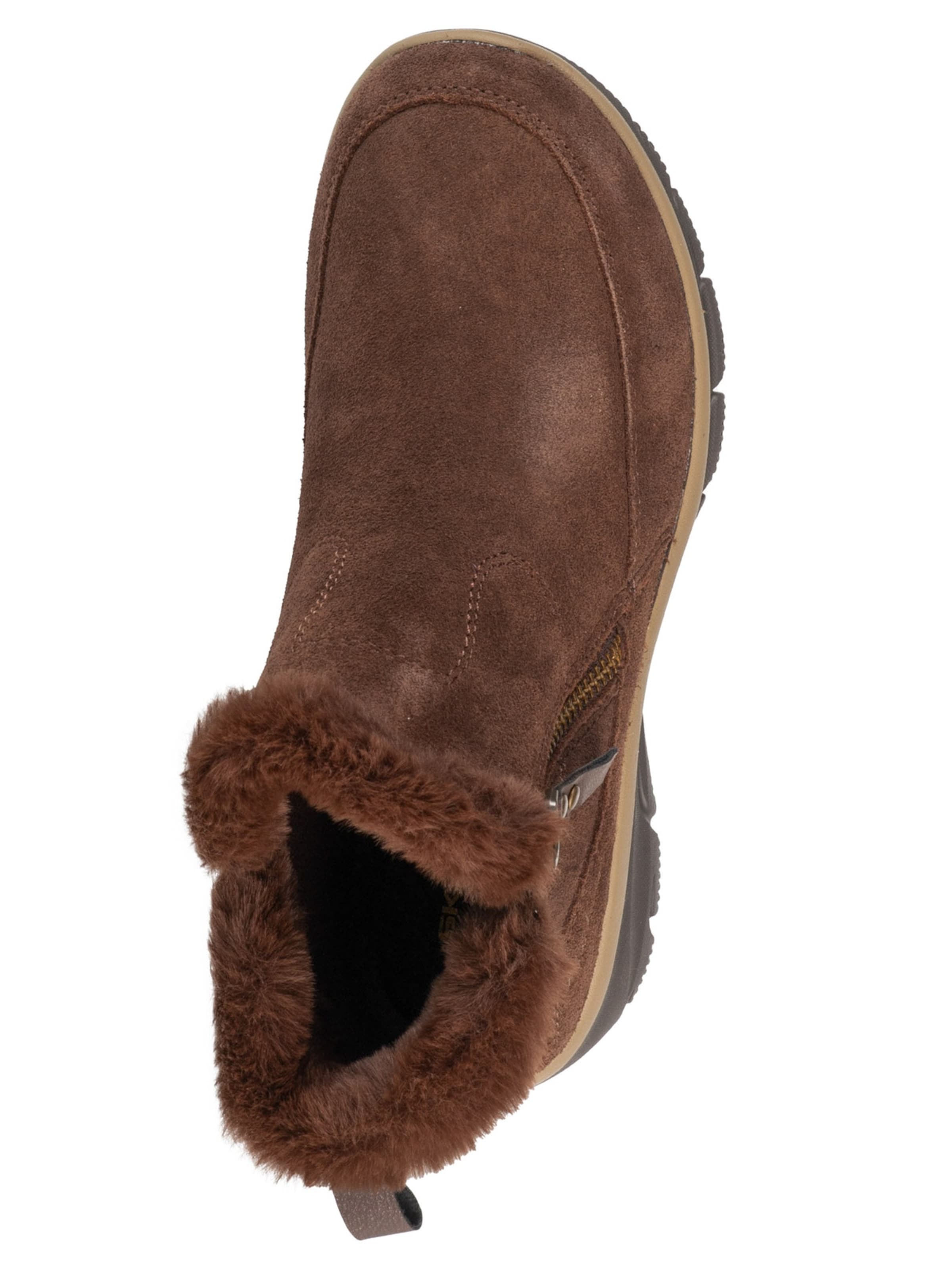 SKECHERS Boots 'Easy Going - Cool Zip!'‌‌‌‌‌‌‌‌ in Braun