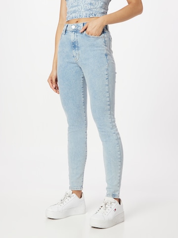 Tommy Jeans Skinny Jeans in Blue: front