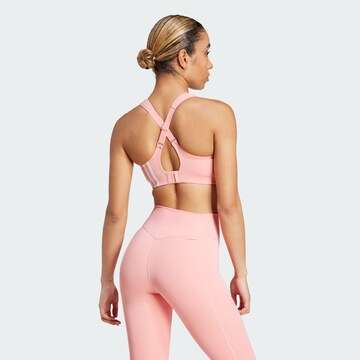 ADIDAS PERFORMANCE Bustier Bra 'TLRD' in Pink