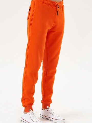 LOUIS LECLER Slim fit Trousers 'Dean' in Red