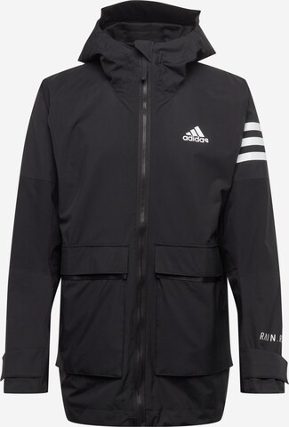 ADIDAS SPORTSWEAR Sports jacket 'Utilitas' in Black: front