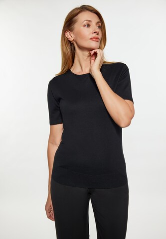 usha BLACK LABEL Pullover in Schwarz: predná strana