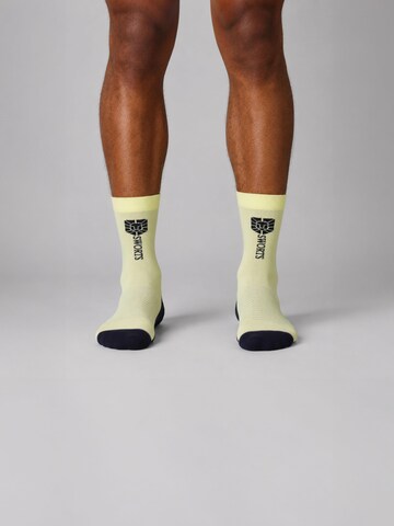 SWORTS Athletic Socks 'WFW' in Yellow