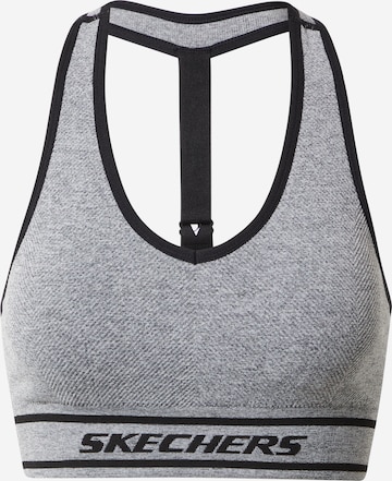 SKECHERS Bralette Sports bra in Grey: front