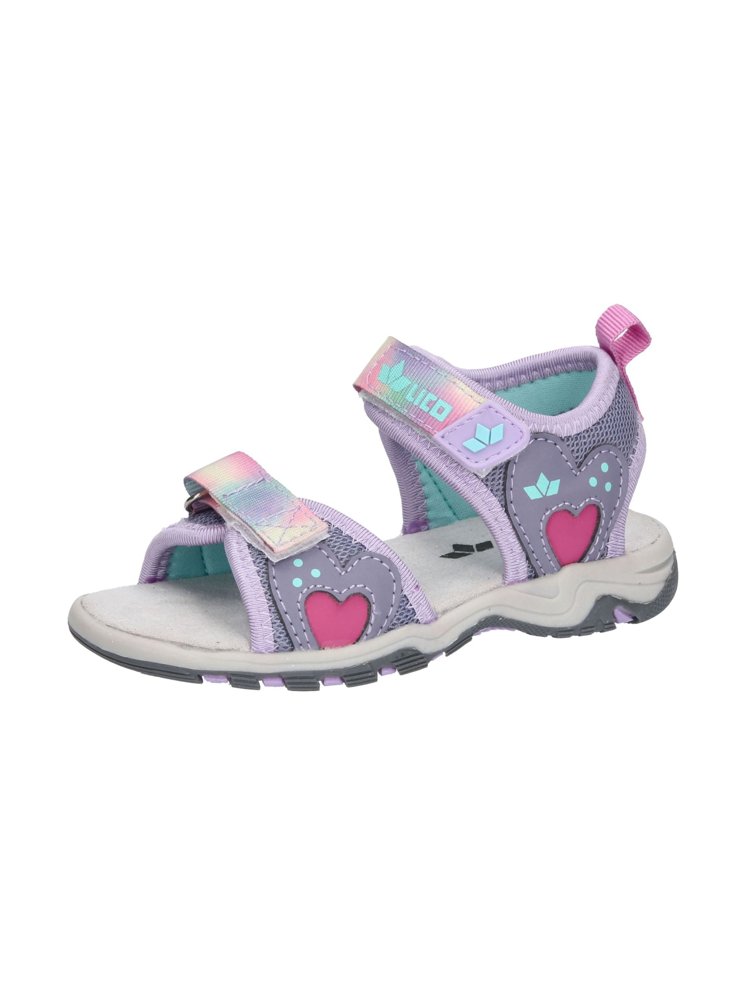 LICO Sandals 'Blacky V' in Purple: front