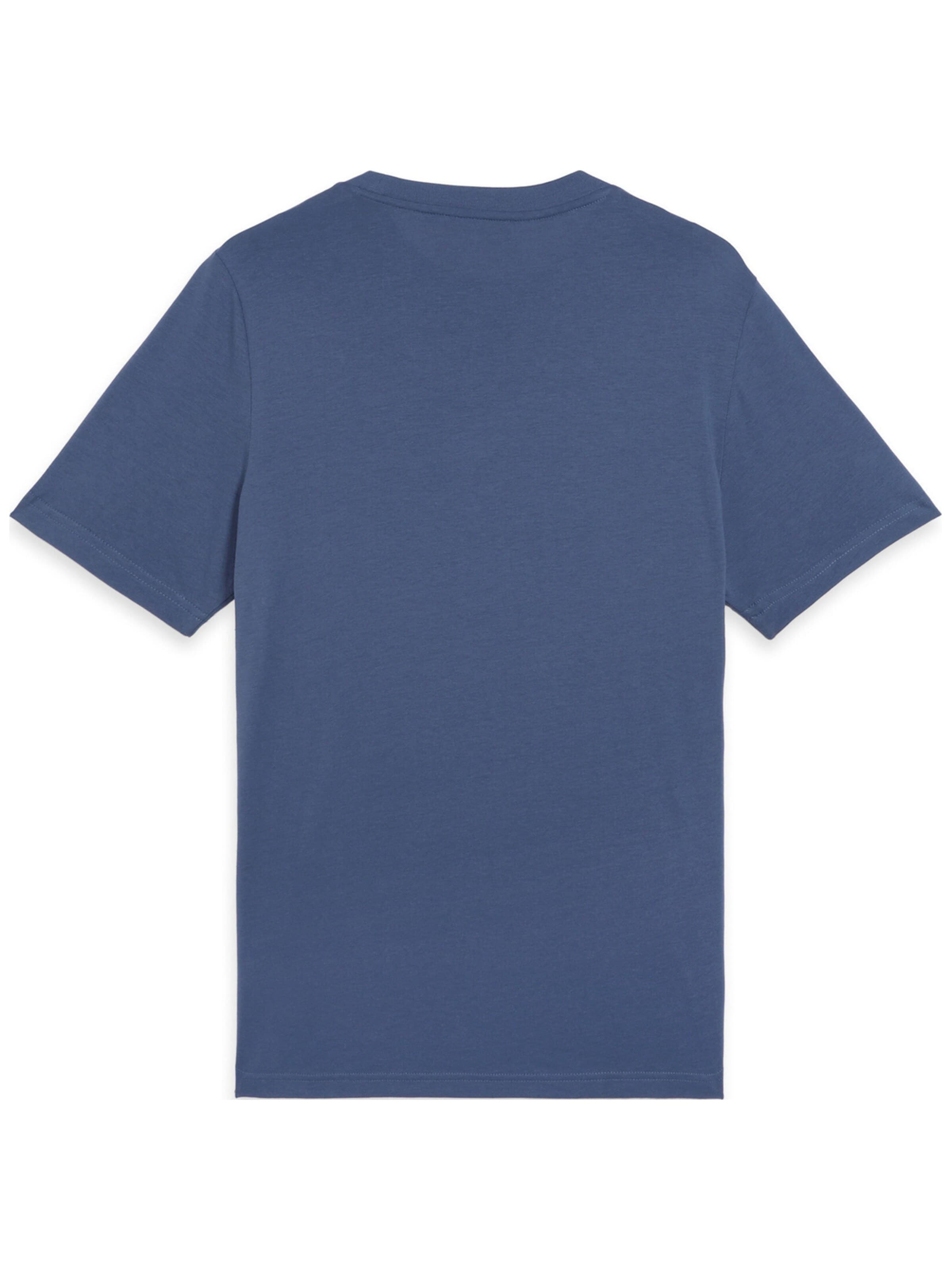 PUMA Shirt 'Puma Ess No. 1 Logo Tee S' in Blauw