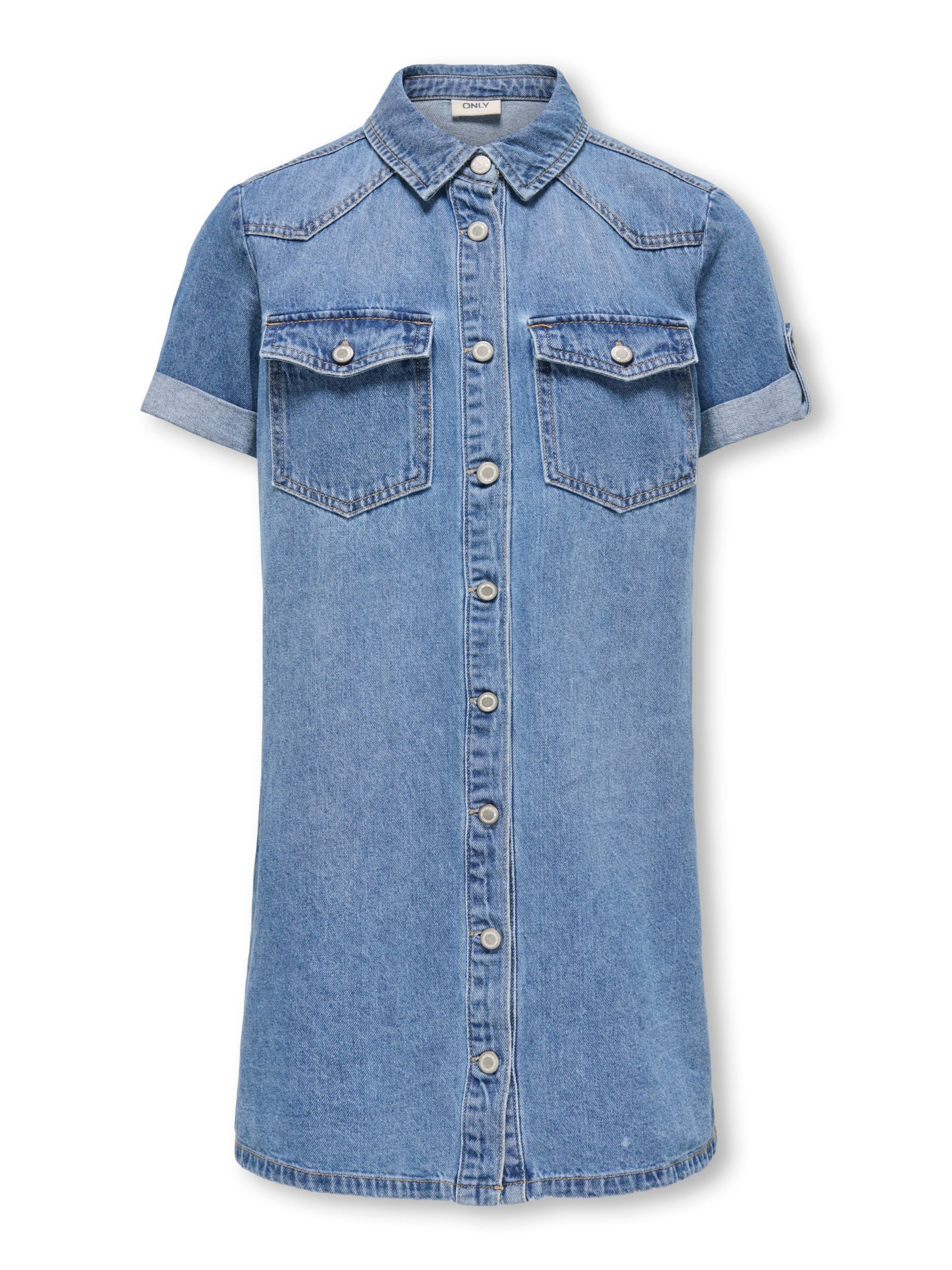 ONLY GIRLS Jurk 'ONLKOGLISA' in Blauw: voorkant